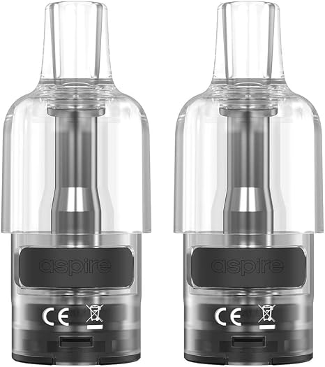 Aspire TG Pod 3 ml Replacement Pods Pack of 2 Resistance 0.8 Ohm