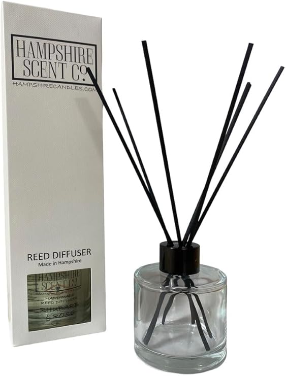 White Patchouli Reed Diffuser 100ml – Long Lasting Luxury Home Fragrance | Highly Scented, Vegan & Cruelty-Free | Earthy & Elegant Scent for Room or Office