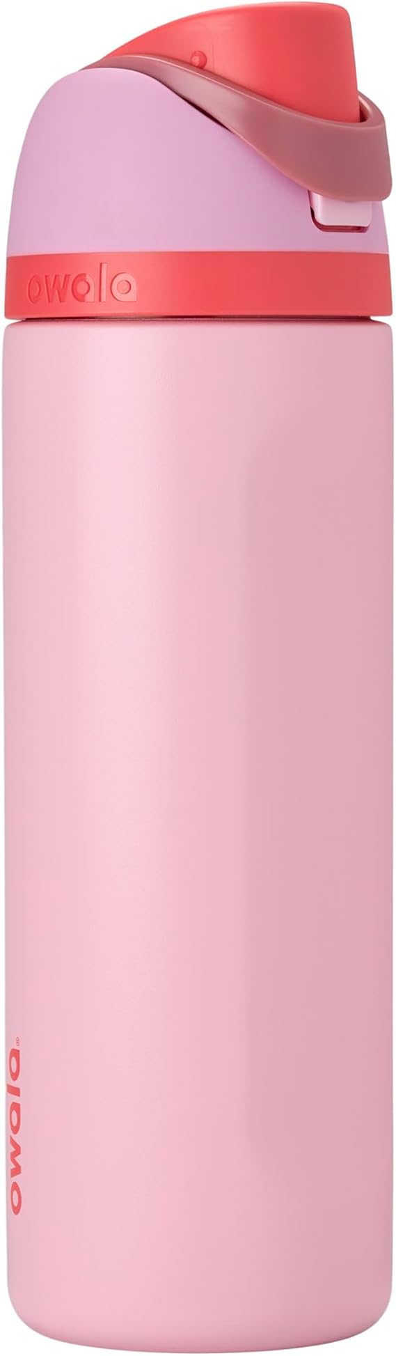 Owala FreeSip Insulated Stainless Steel Water Bottle, 710ml, Angel Food Cake