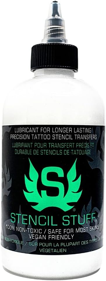 Stencil Stuff Tattoo Stencil Application Solution 8oz by Stencil Stuff Parallel Import Black-a