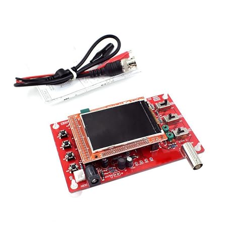 DSO138 Digital Oscilloscope DIY Kit 2.4inch TFT Digital Oscilloscope Kit DIY Parts 1Msps Electronic Learning Set (Assembled)