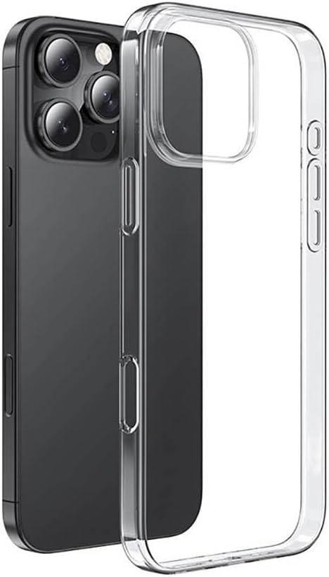Spia Apple iPhone 16 Pro Max ile Uyumlu Kılıf Şeffaf Premier Silikon Orijinal (Apple iPhone 16 Pro Max ile Uyumlu, Şeffaf)