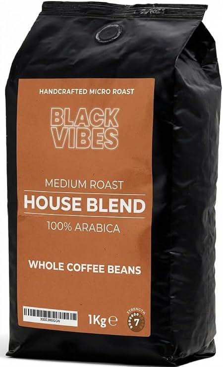 Black Vibes - Coffee Beans (1Kg) | House Blend | 100% Arabica