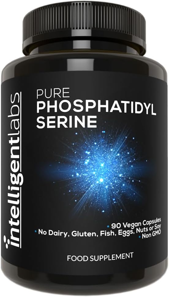 Phosphatidylserine 100mg from Sunflower Lecithin, Soy-Free, 30-Day Supply