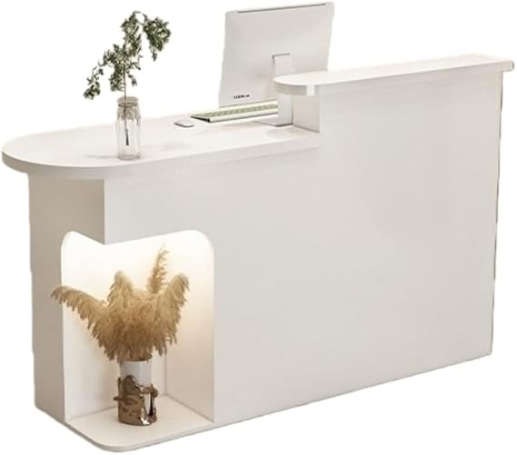 Modern Cash Counter, Sales Counter, Drawing Room Table, Checkout Counter with Keys, Reception Counter with Storage Space, Small Reception Desk with Counter, Service Counter, Store, Office
