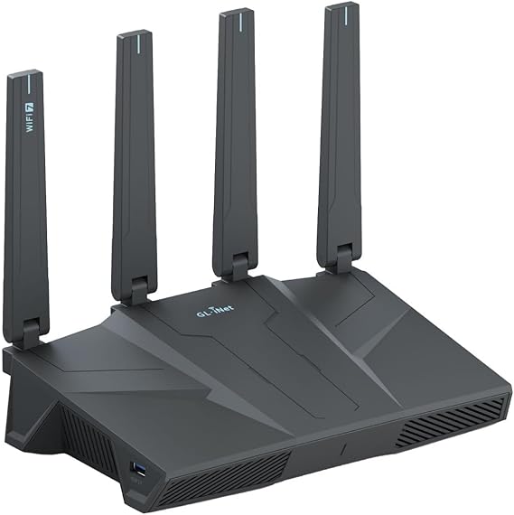 GL.iNet GL-BE6500 Flint 3e Wi-Fi 7 Router with VPN for Home and Gaming