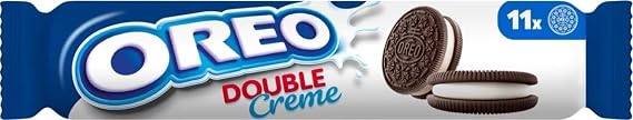 OREO Double Creme Vanilla Sandwich Cookies, 157 g (Pack of 1)