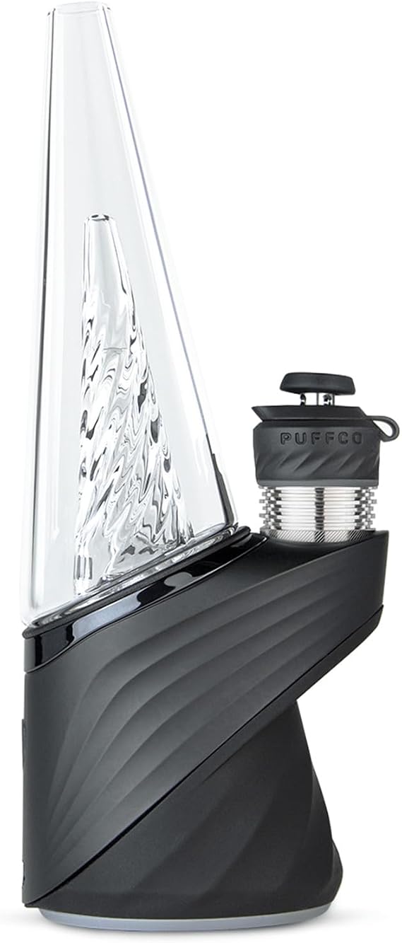 Puffco New Peak Pro 3DXL Smart Rig Vaporizer, Onyx, Laser Cut Perc Slots, Puffco Connect App. Latest 2024 Version. On Offer!