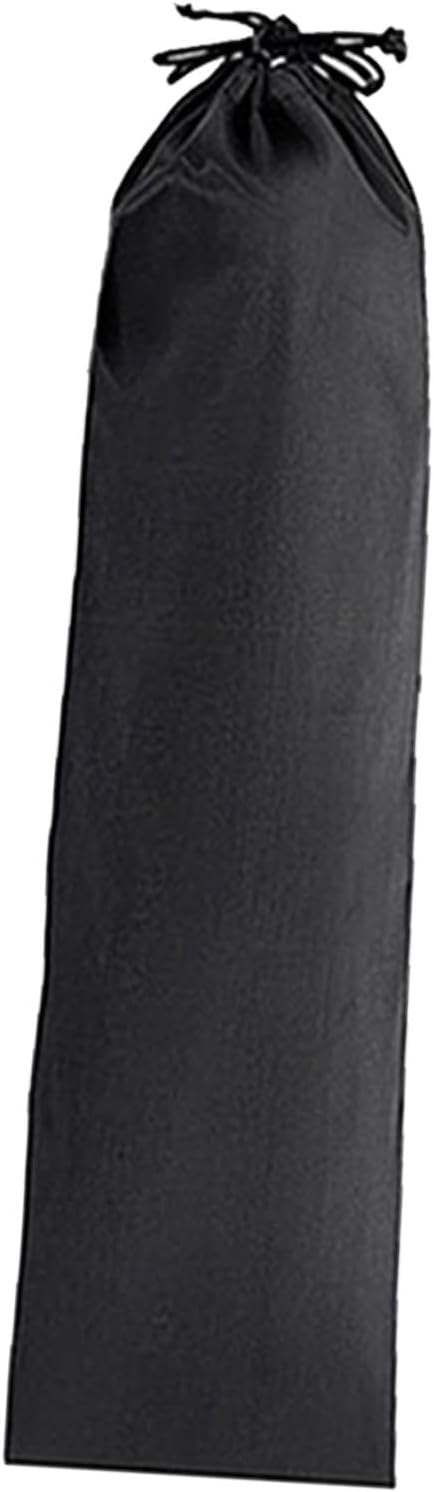 Storage Bag Nylon Drawstring Bags for Other Equipment Tripods Trekking Poles 21x80cm,Black