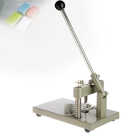 Corner Rounder Cutter Machine with R6mm R10mm Cutting Dies - Heavy Duty Paper Punch for 30mm Thickness - Steel Metal - Includes Paper Holding Device