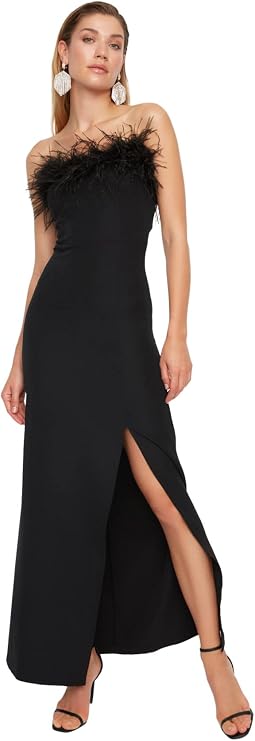 Trendyol Women Maxi Bodycon Fitted Woven Evening Dress