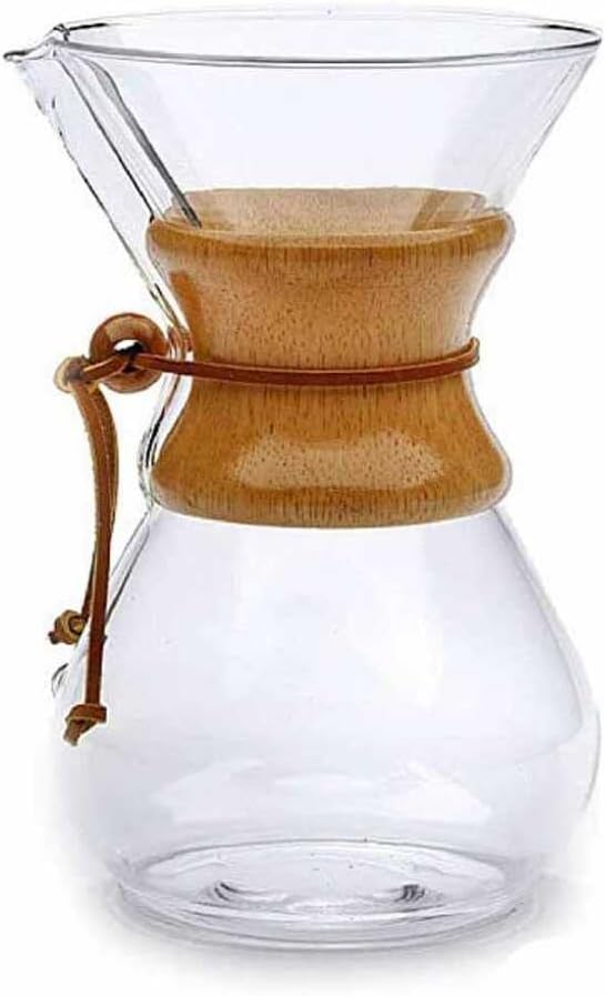 Epinox Cam Dripper Ekipmanı - Kahve Demleme Aleti - Cam Kahve Demleme - 800 ml - 6 cup