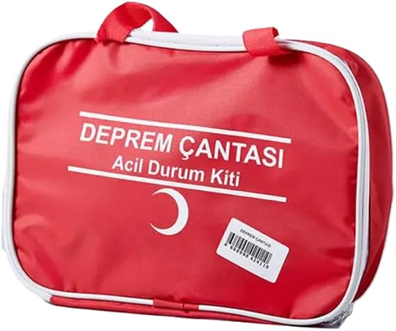 Başucu Deprem Çantası, 102 Parça, 60 Çeşit Acil Durum Malzemesi