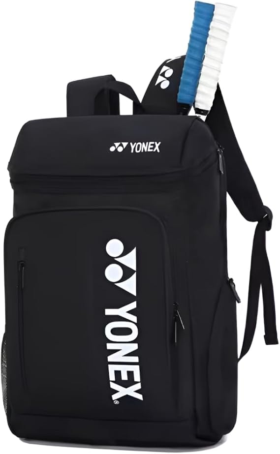 YONEX BA1408 Backpack, Quality Large Capacity Bag, Multi-Compartments for Tennis and Badminton, Sperate Shoe Compartment.