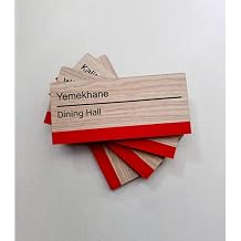 Dekoratif Ahşap Kapı Tabelası - Kapı Isimliği - Toplantı Odası