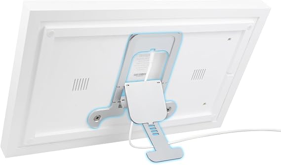 Desktop Stand for Skylight Calendar 15 inch Gen 1- Heavy-Duty Adjustable Metal Stand, Premium Accessory for Digital Calendar (Note: Not Compatible with Skylight Calendar 15" Gen 2) - Silver