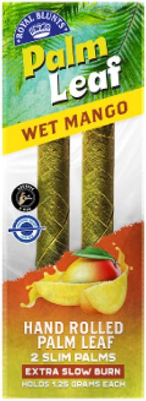 Royal Blunts Palm Leaf Palm Leaf Paper Slim Wet Mango