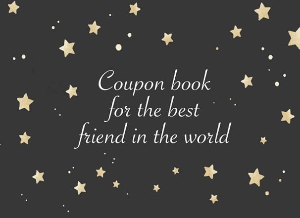 Coupon book for the best friend in the world: 20 blank vouchers with cool patterns to give away for birthdays or other occasions | voucher booklet to fill out yourself as a gift for the best friend