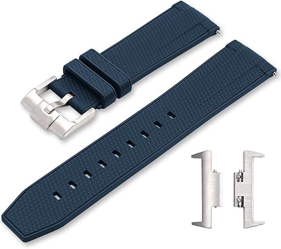 Stanchev Strap for Tissot PRX Watch Series,Quick Release Soft Silicone Strap for Tissot PRX Powermatic 80,12mm Men Women Replacement Straps for Tissot PRX 40mm