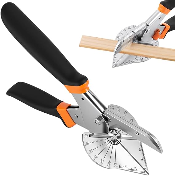 Multi Angle Miter Shears, 45-135 Degree Adjustable Angle Trim Cutter