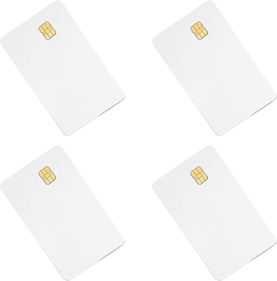 4 x J3R150 Chip Java JCOP Card - Unfused Dual Interface Chip Java JCOP4 Cards with EMC Function 1 Pack