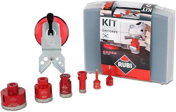 Rubi 50996 DryGRES Drill Bits, Grey