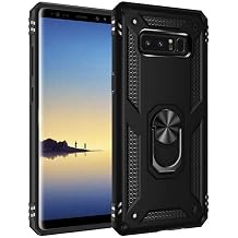 Case compatible with GPACK Samsung Galaxy Note 8 Vega Tank Stand with Ring Magnet, Black