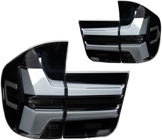 Tail Light For BMW X5 E70 Rear Lights LED 2007-2013 Tail Lamp Car Styling DRL Dynamic Turn Signal Reverse Auto Taillights Rear Tail Light(Black white)