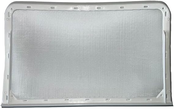 WP33001808 Dryer Fluff Filter, White Mesh Trap Replacement for 33001808, Easy Install Lint Collector Compatible with Brand Dryers, Clothes Drying Machine Spares to Catch Fibres [Energy Class A]
