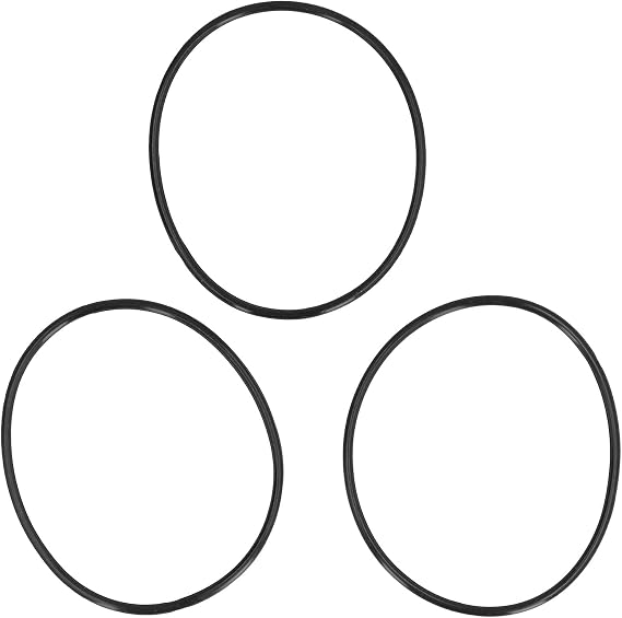 O-Ring Water Filter Replacement Gaskets, Water Systems SET 3 Pieces 5.83 Inch O.D. Replacement O-Ring for Reverse Osmosis Water Filter Housings, Airtight And Sealing