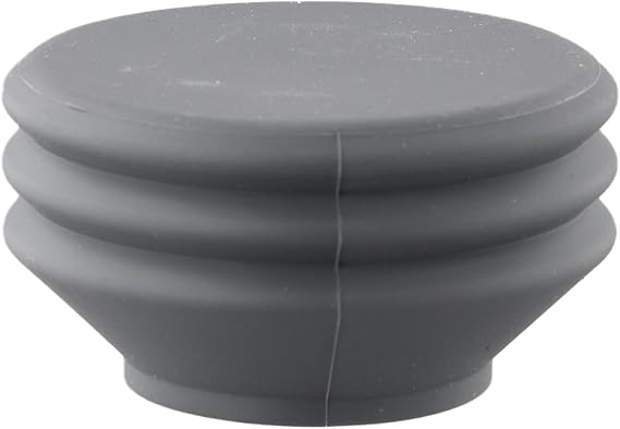 Silicone Retention Bellow for Niche Zero Coffee Grinder, Gray Dust Cover Reduces Grounds Waste, Durable Seal for Precision Espresso Brewing