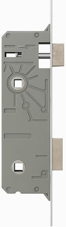 PVC WC Gömme Kilit, 35 mm, Metal, Dayanıklı, Banyo Kapısı, Güvenlik Mekanizması