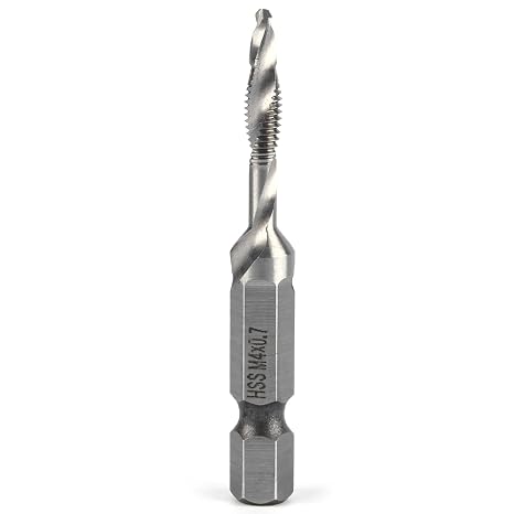 M4 HSS 1/4 Hex Shank Drill Tap Taper Drill Bits Power Tool Part for Metalworking