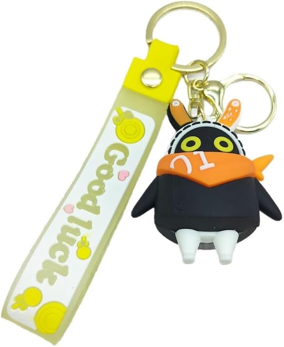 1PC Zenless Zone Zero keychain Silicone peripheral Vision keychain pendant for game fans