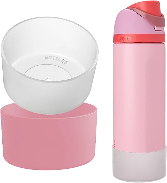 Owala Freesip用シリコンブーツ 24オンス - 1,134g タンブラー 2個 クリア