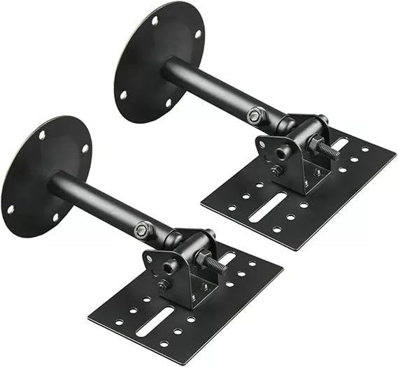 Speaker Stand Speaker Wall Mount Hanger Professional Stage Card Package Audio Hanger Home Theater Surround Hanger Conference Speaker Bracket 1 Pair Studio Monitor Stand