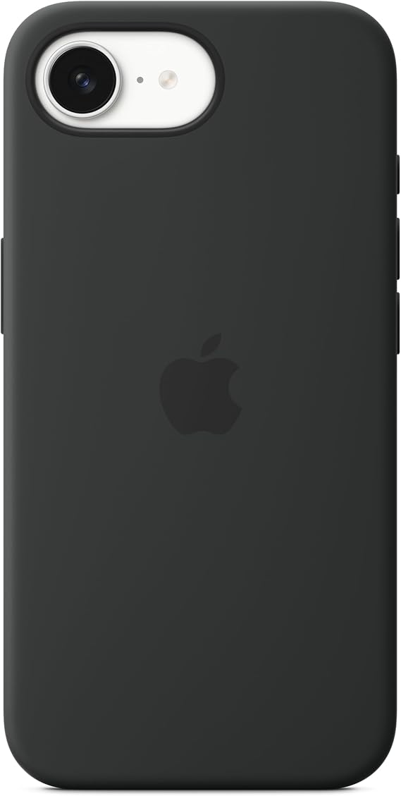 Apple iPhone 16e için Silikon Kılıf – Siyah ​​​​​​​