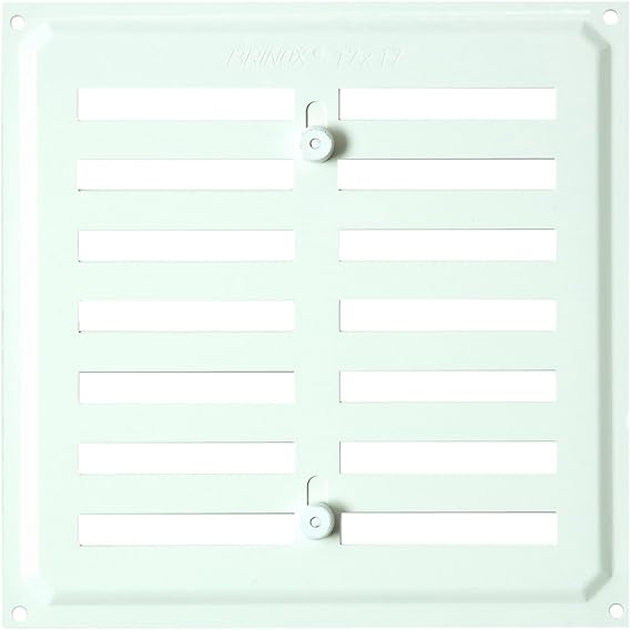 Ventilation Grille with Adjustable Blind 17 x 17 cm - Brinox