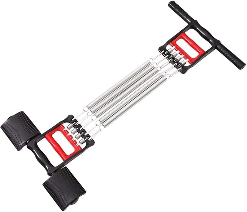 Buffer Yaylı Çelik El Kavrama Egzersiz Makinesi, Bilek Gücü Fitness Eğitimi, Siyah-Kırmızı