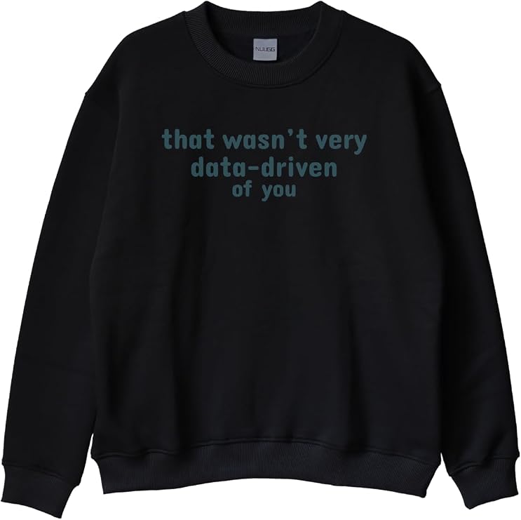 Data Driven Siyah Bisiklet Yaka Sweatshirt