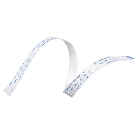 sourcing map FFC Ribbon Flat Flexible Cable, 22 Pin 0.5mm Pitch 300mm Long (B Type) for LCD 3D Printer Camera DVD TV Laptop Audio Pack of 5
