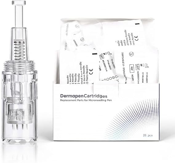 12 pin Microneedling Cartridges M1, 20pcs Replacement Microneedle Heads