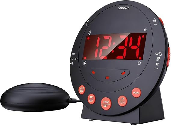 Alarm Clock With Vibrating Function Histrips Extra Loud Alarm Clock