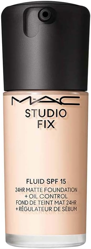 MAC Studio Fix Fps 15 Liquid Foundation, Matte, 24 Hours + Oil Control, Nw5, 1 Ounce