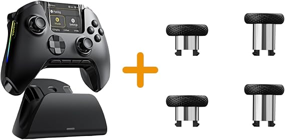 MANBA One Wireless Gaming Controller Black and Thumbsticks Black