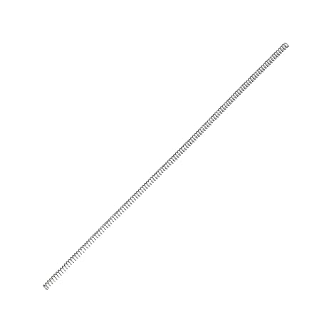 sourcing map Small Compression Spring 8 mm OD 0.8 mm Wire Diameter 305 mm Free Length 304 Stainless Steel Extension Spring for Shop Home Repairs DIY Projects (Silver Tone, Pack of 1)