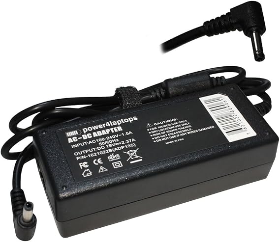 Power4Laptops AC Adapter Laptop Charger Power Supply Compatible With Lenovo Essential V14-IKB