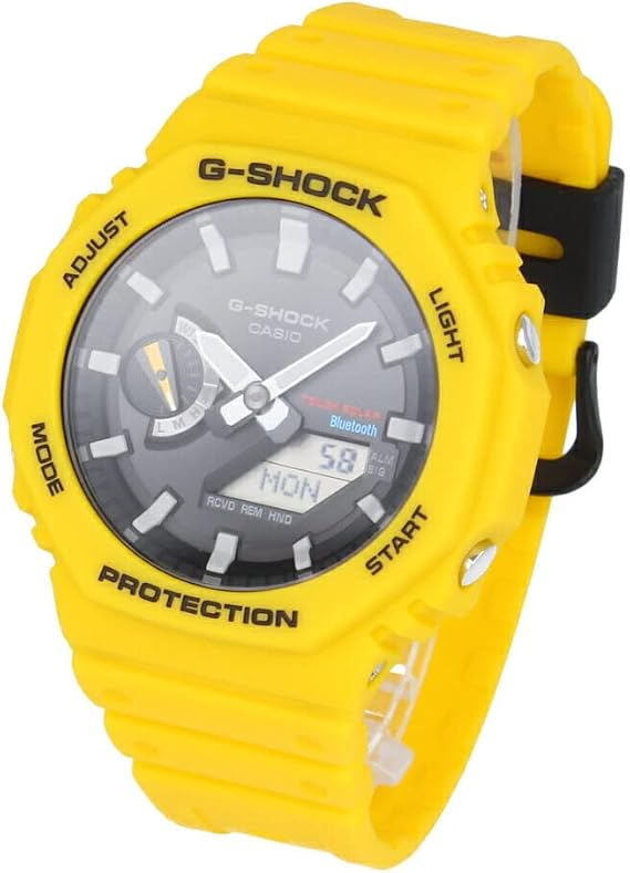 Casio G-Shock GA-B2100C-9A Men's Tough Solar Smartphone Link Bluetooth Yellow