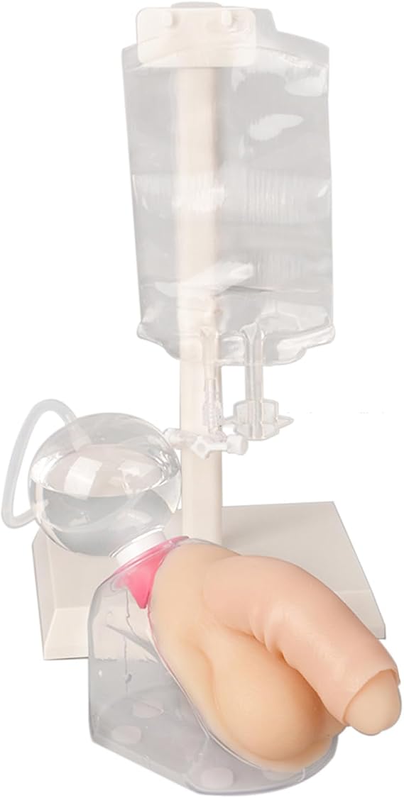 Male Urinary Catheterization Model - Catheter Model Bladder Catheterization Trainer - for Nurses and Medical Students