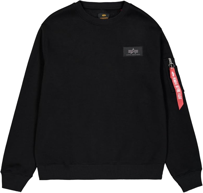 ALPHA INDUSTRIES Men's Back Print Crewneck Sweatshirt
